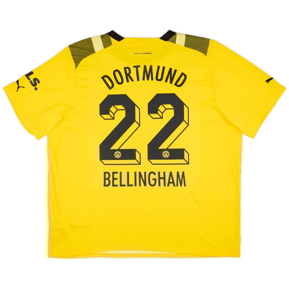 2022-23 Dortmund European Home Shirt Bellingham #22 - 8/10 - (3XL)