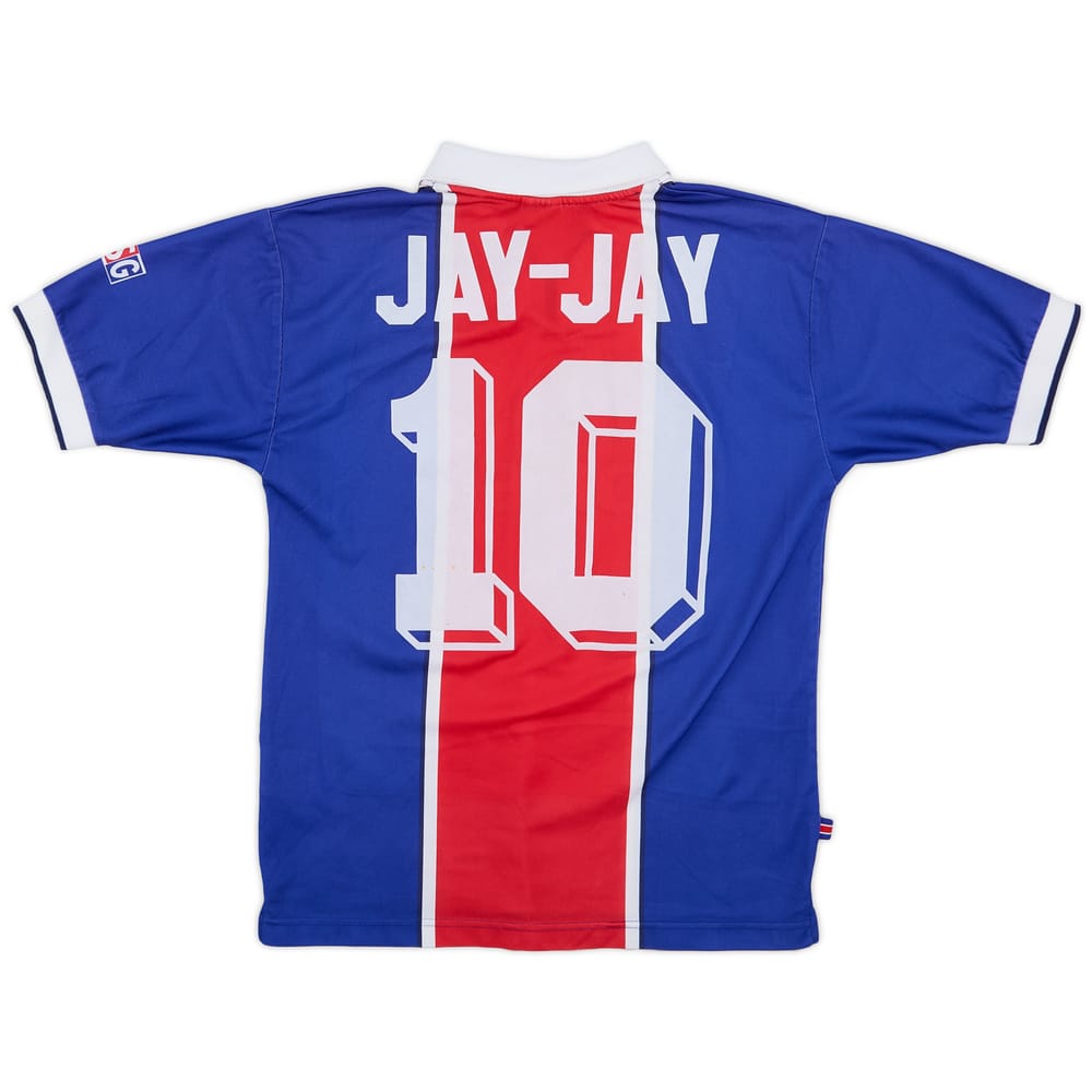 1997-98 Paris Saint-Germain Home Shirt Jay-Jay #10 - 8/10 - (XL.Boys)
