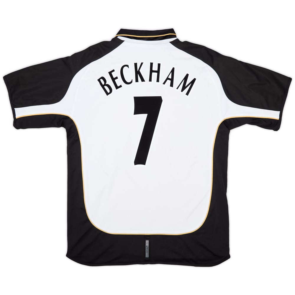 2001-02 Manchester United Centenary Away/Third Shirt Beckham #7 - 8/10 - (XL)