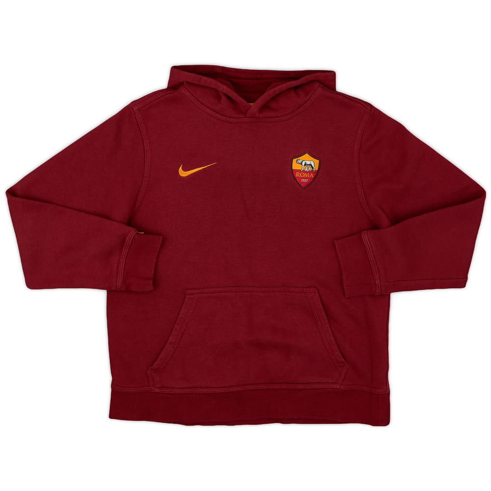 2015-16 Roma Nike Hooded Top - 9/10 - (L.Boys)