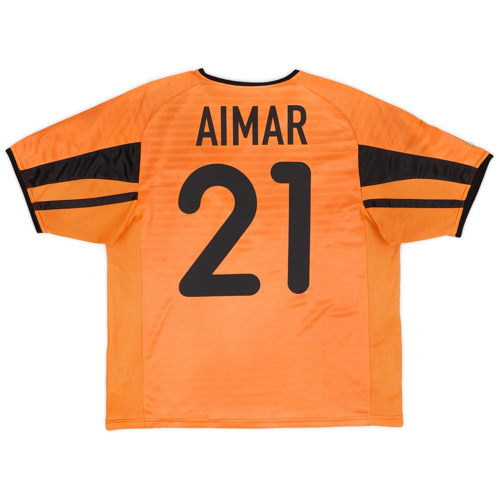 2001-02 Valencia Away Shirt Aimar #21 - 5/10 - (M)