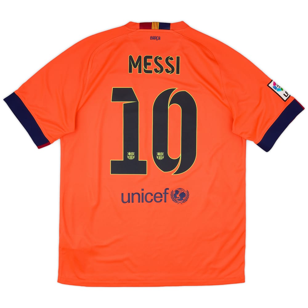 2014-15 Barcelona Away Shirt Messi #10 - 8/10 - (L)