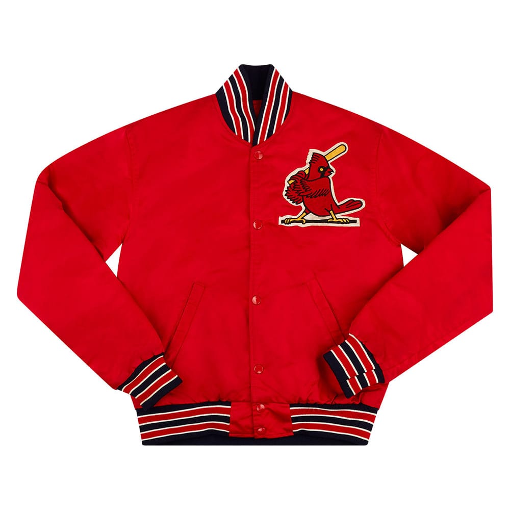 1990s St. Louis Cardinals Starter Satin Varsity Jacket S