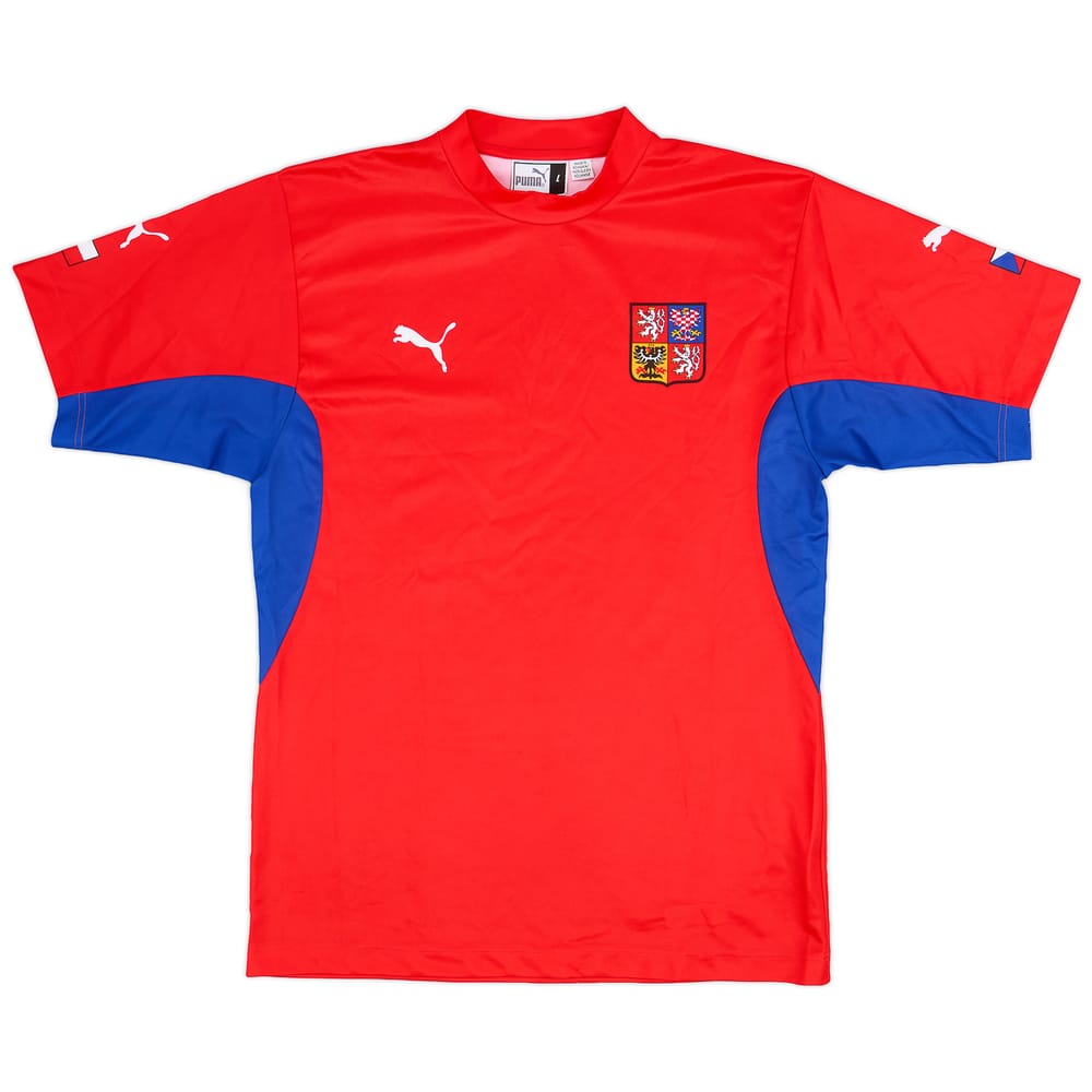 2002-04 Czech Republic Basic Home Shirt - 9/10 - (L)