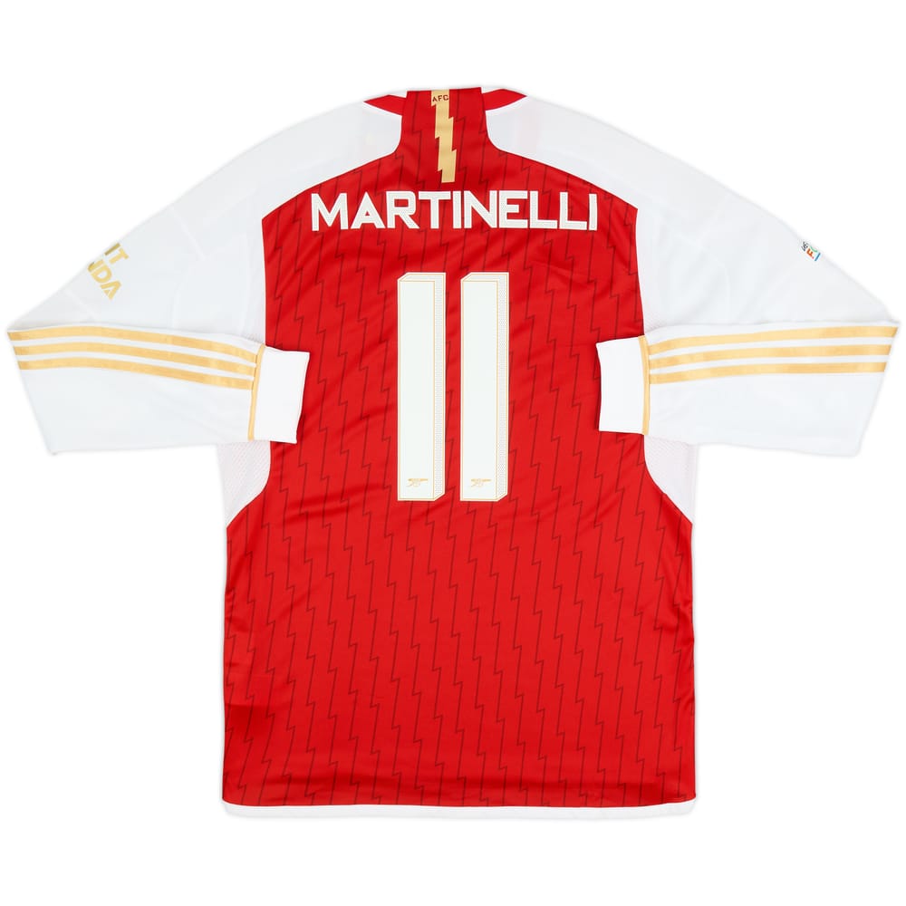 2023-24 Arsenal Home L/S Shirt Martinelli #11 (M)
