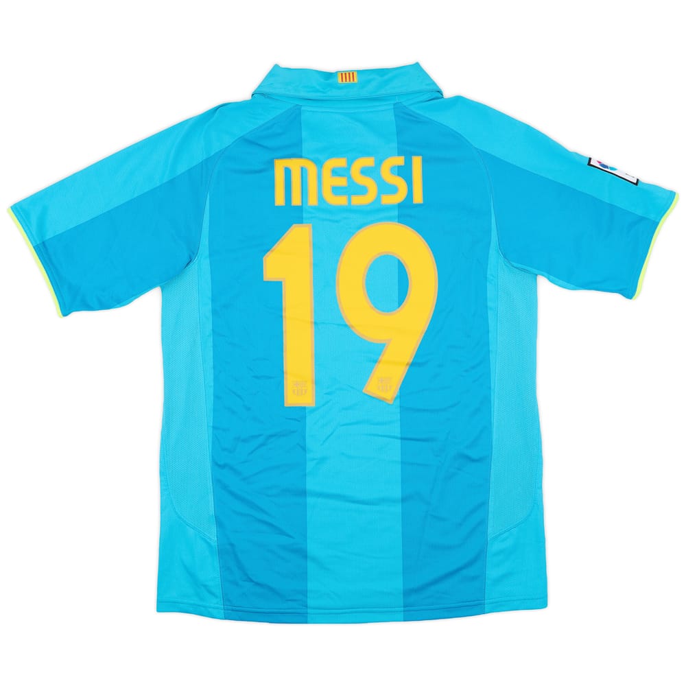 2007-09 Barcelona Away Shirt Messi #19 - 9/10 - (S)