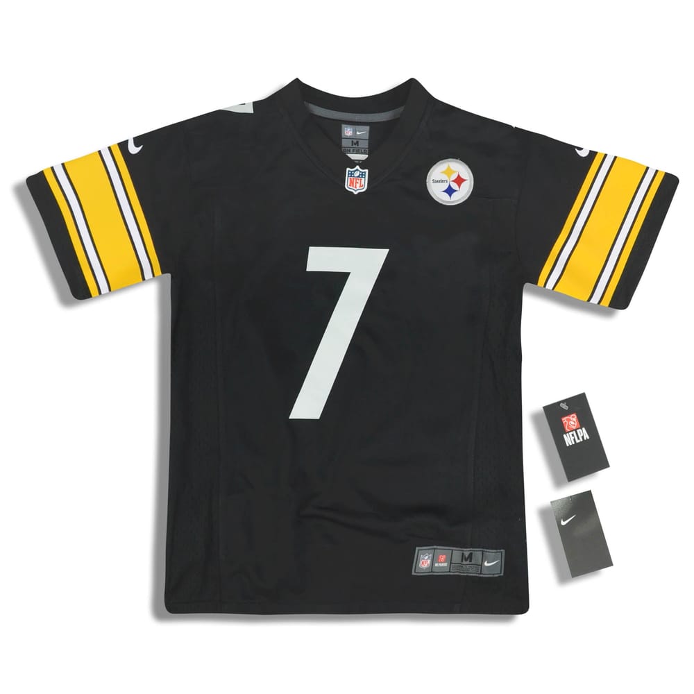 2018 Pittsburgh Steelers Roethlisberger #7 Nike Game Jersey (Home) Y - W/Tags