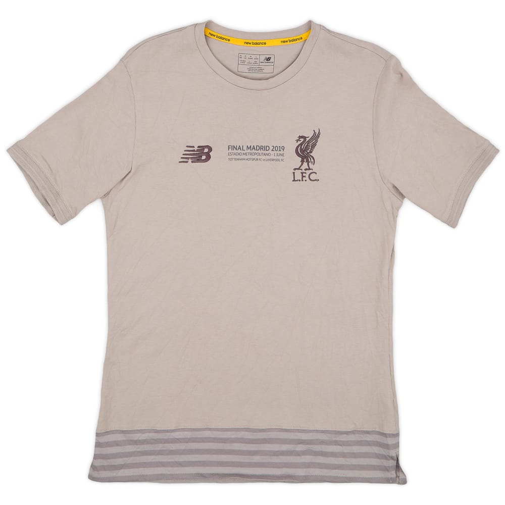 2018-19 Liverpool NewBalance 'Final Madrid 2019' Training Shirt - 9/10 - (M)