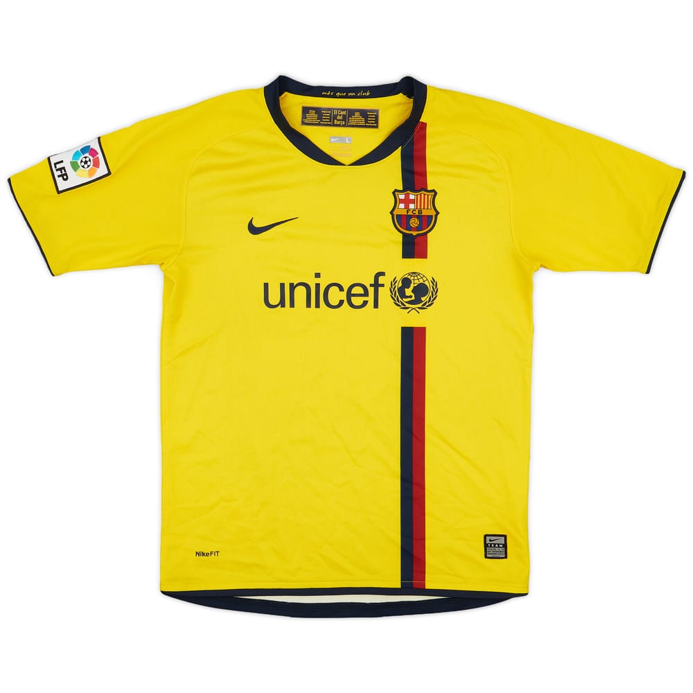 2008-10 Barcelona Away Shirt - 8/10 - (L.Boys)