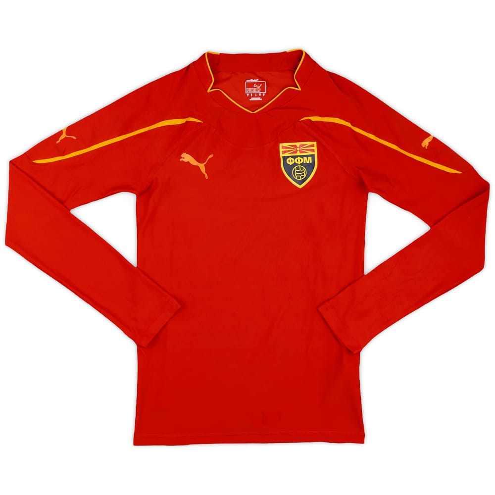 2010-12 Macedonia Home L/S Shirt - 8/10 - (S)