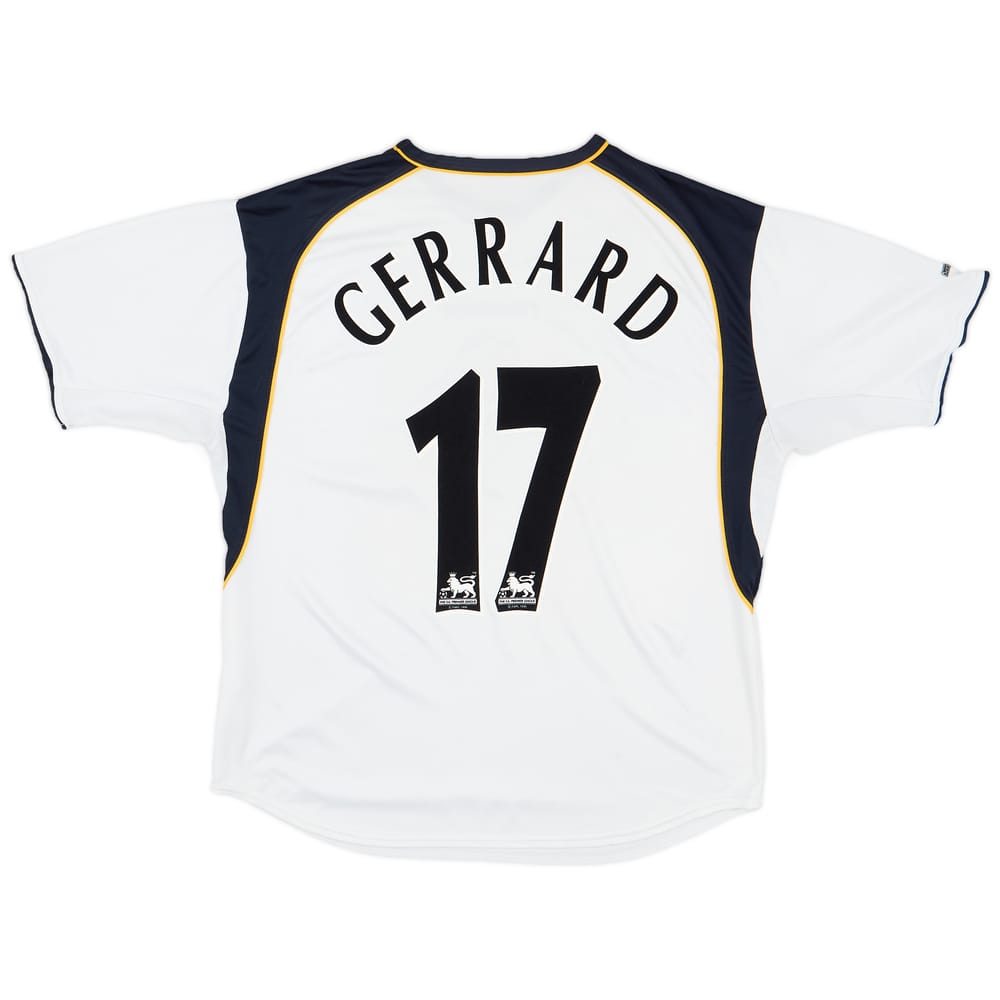 2001-03 Liverpool Away Shirt Gerrard #17 - 6/10 - (M)
