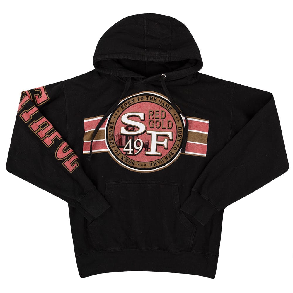1990s San Francisco 49ers Hooded Sweat Top L