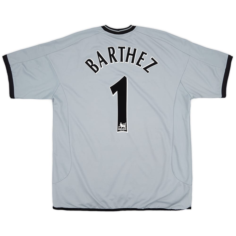 2001-02 Manchester United Centenary GK S/S Shirt Barthez #1 - 8/10 - (XL)