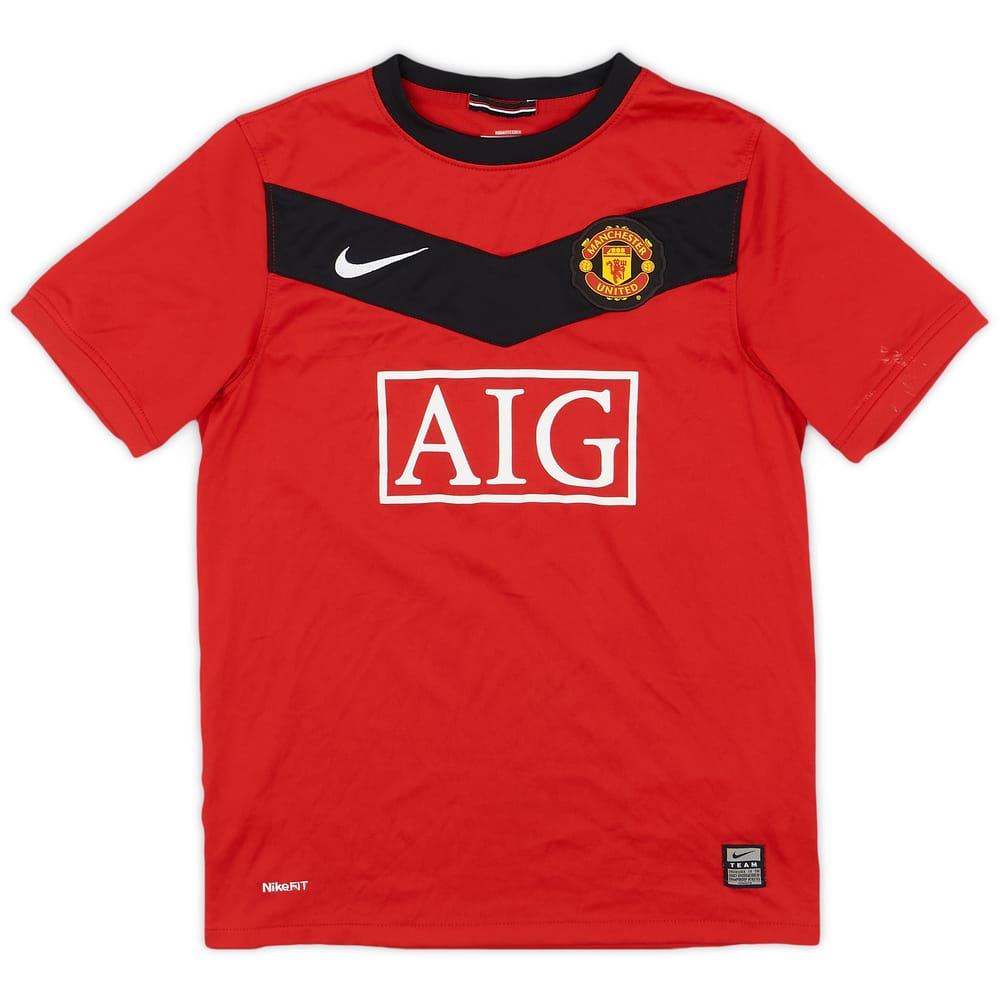 2009-10 Manchester United Home Shirt - 7/10 - (M.Boys)
