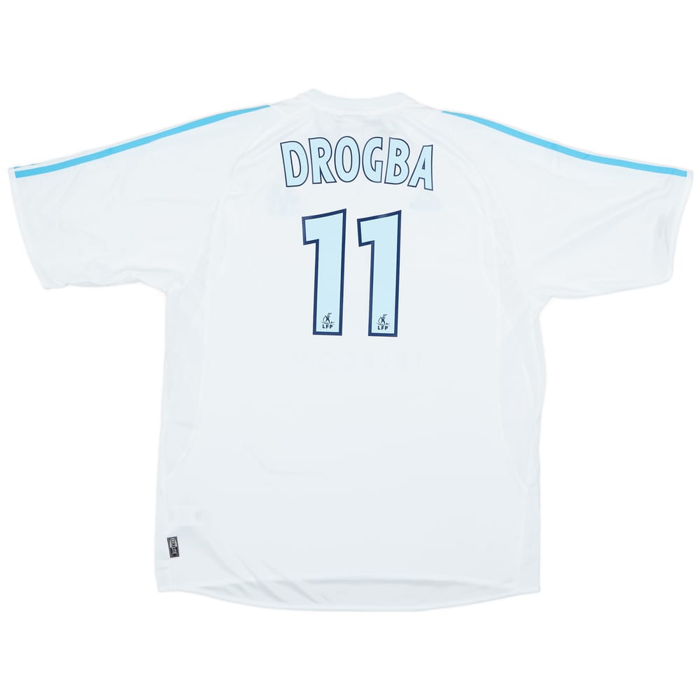 2003-04 Olympique Marseille Home Shirt Drogba #11 (XL)
