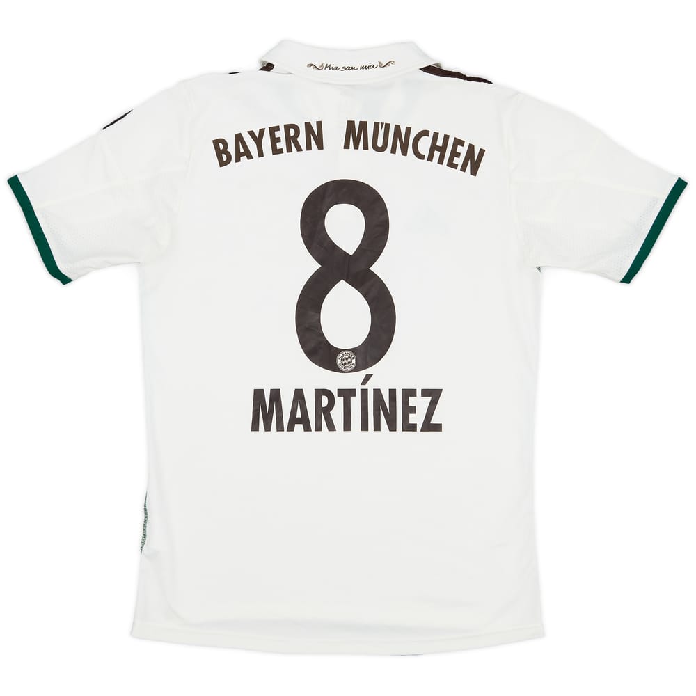 2013-14 Bayern Munich Away Shirt Martinez #8 - 7/10 - (XL.Boys)