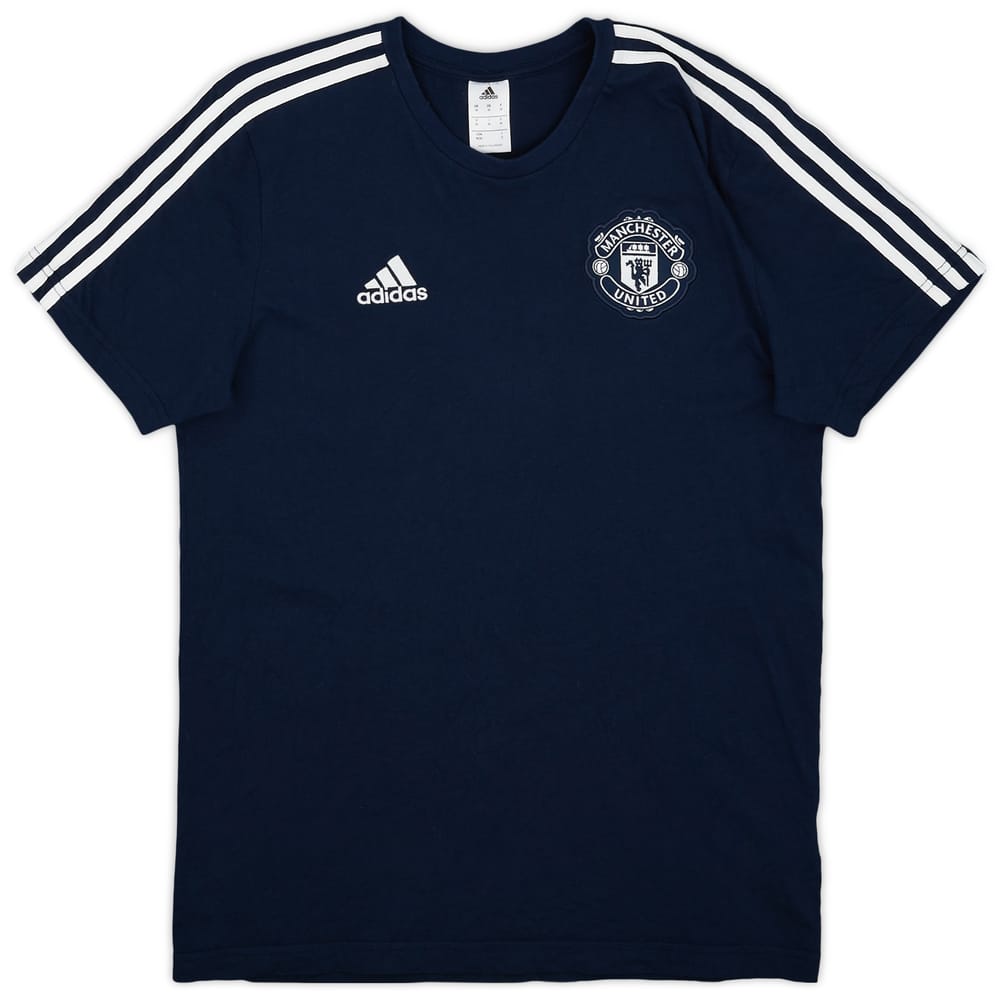 2018-19 Manchester United adidas Cotton Tee - 8/10 - (M)