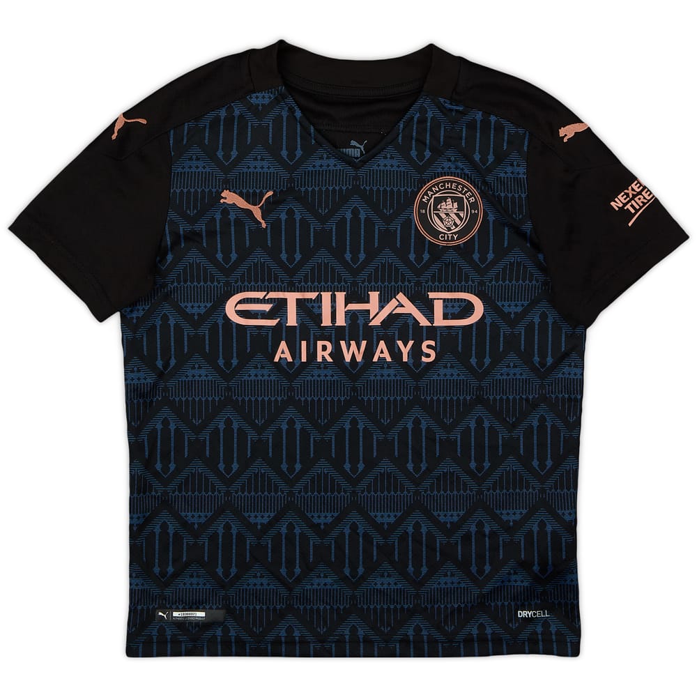 2020-21 Manchester City Away Shirt - 9/10 - (S.Boys)
