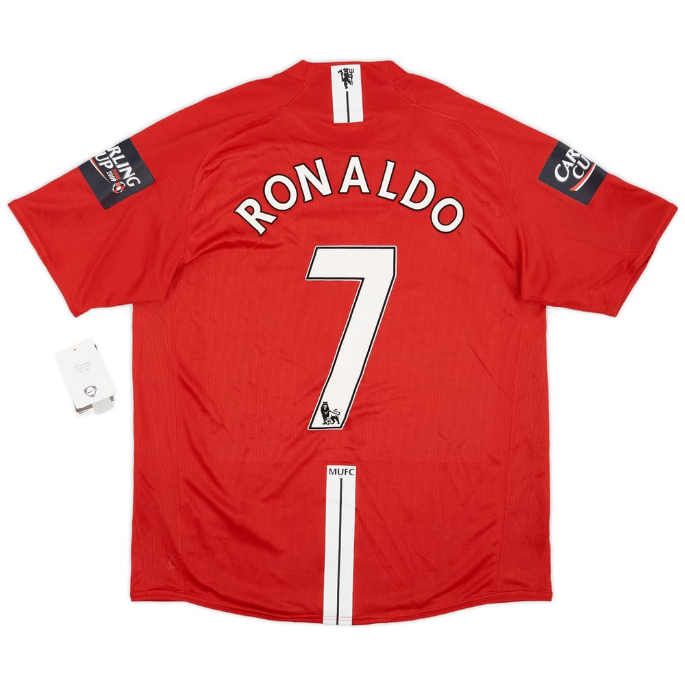 2007-09 Manchester United Home Shirt Ronaldo #7 (L)