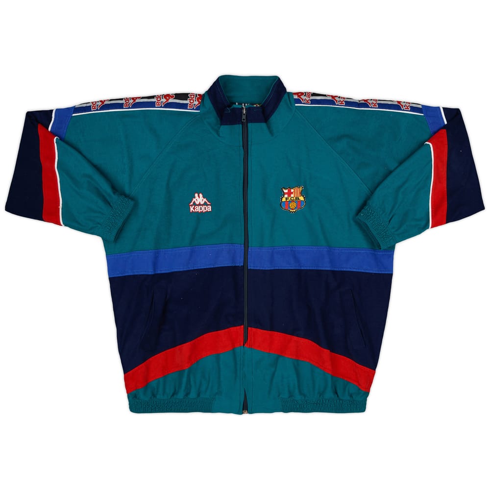 1995-97 Barcelona Kappa Track Jacket - 8/10 - (XXL)