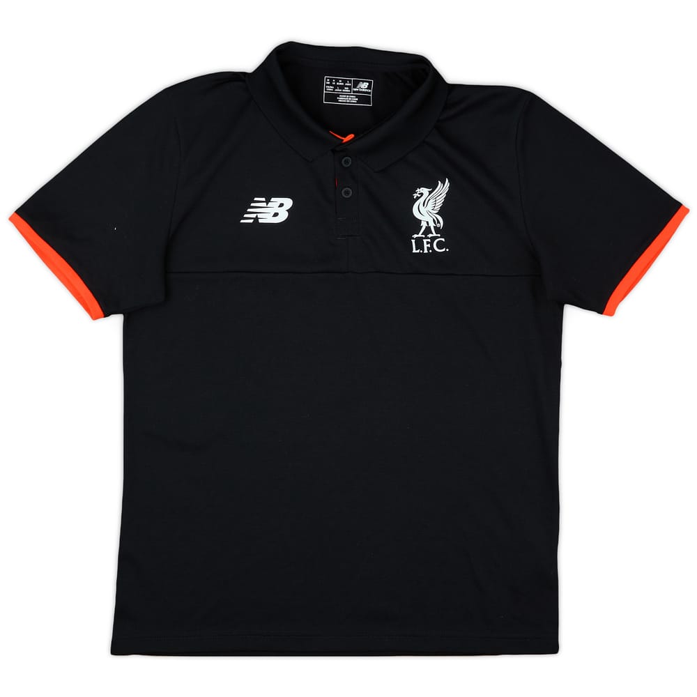 2017-18 Liverpool New Balance Polo Shirt - 9/10 - (M)