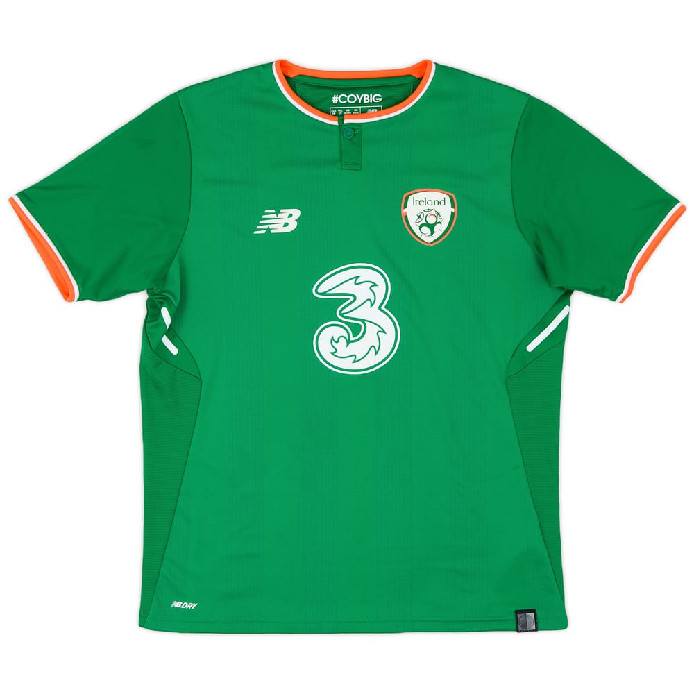2017-18 Ireland Home Shirt - 9/10 - (XL.Boys)