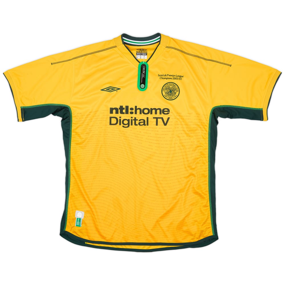 2002-03 Celtic Away Shirt Larsson #7 (XL)