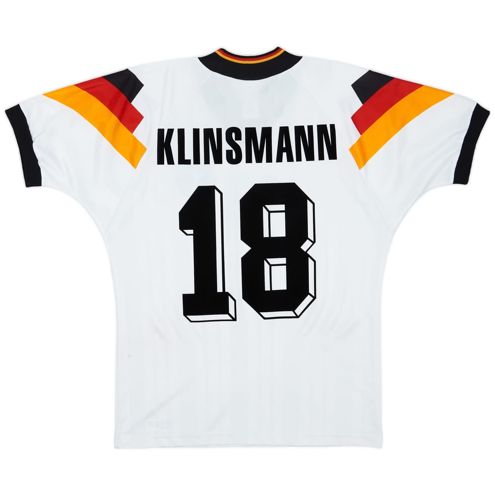 1992-94 Germany Home Shirt Klinsmann #18 - 8/10 - (S)