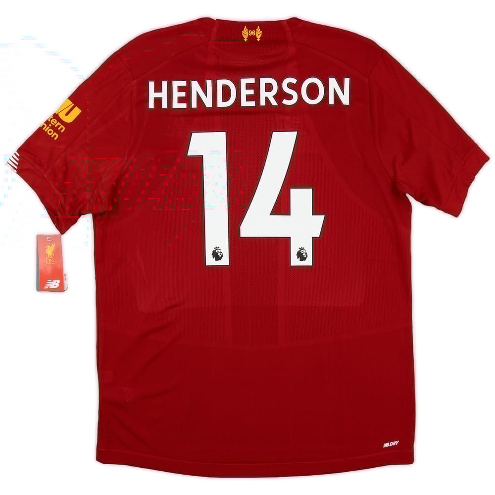 2019-20 Liverpool Home Shirt Henderson #14 (L)