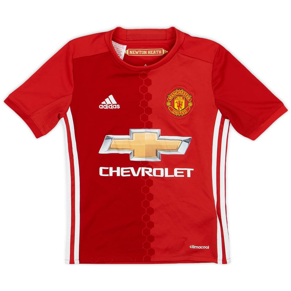2016-17 Manchester United Home Shirt - 6/10 - (7-8 Years)