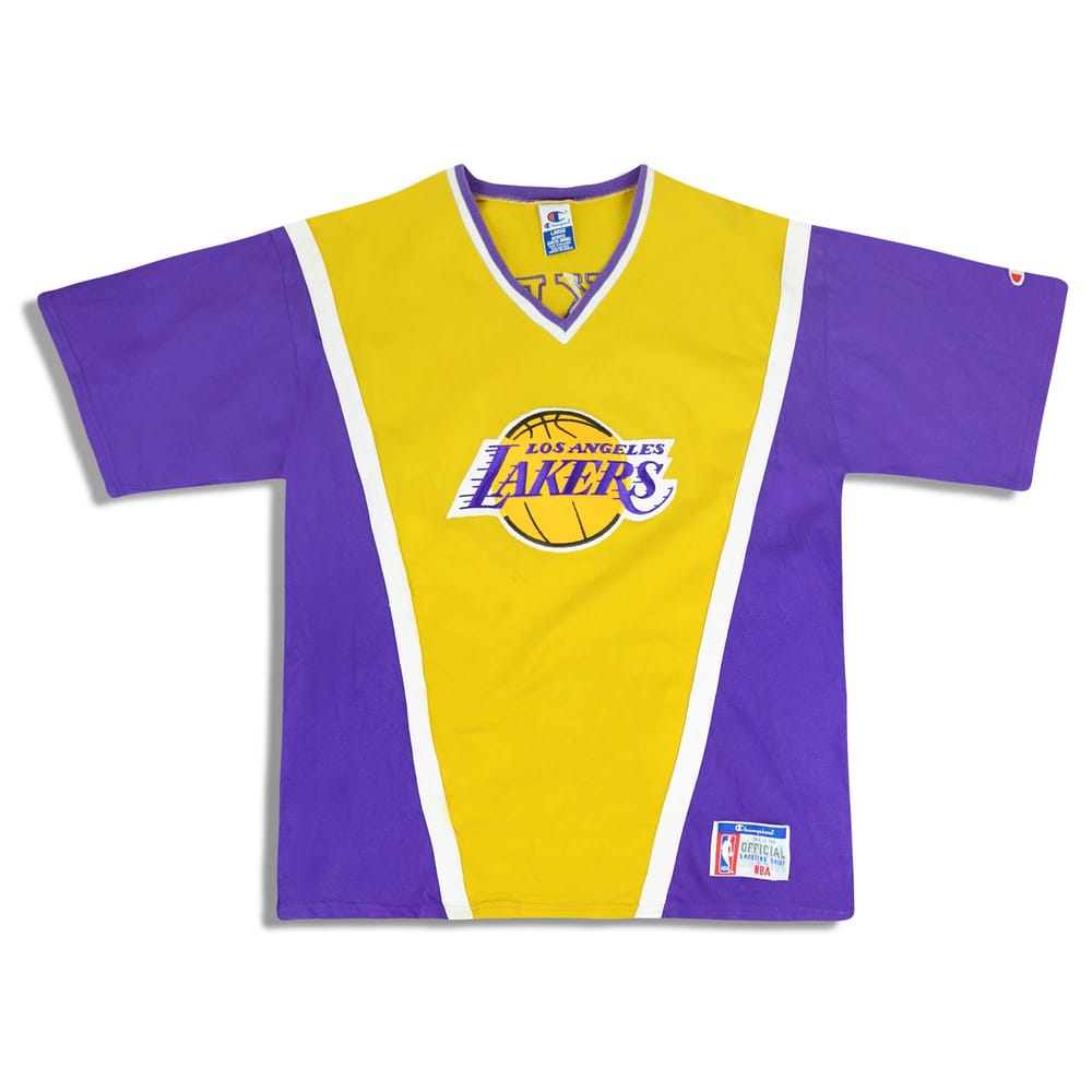1990s Authentic LA Lakers Champion Shooting Shirt L