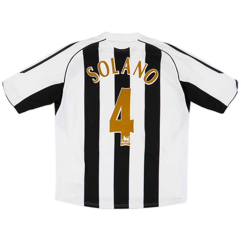 2005-07 Newcastle Home Shirt Solano #4 - 7/10 - (L)
