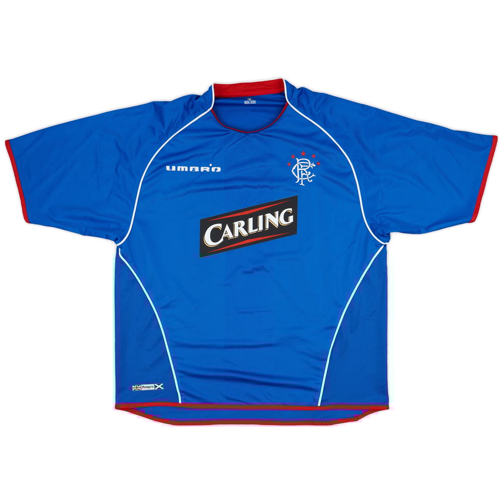 2005-06 Rangers Home Shirt - 4/10 - (XL)