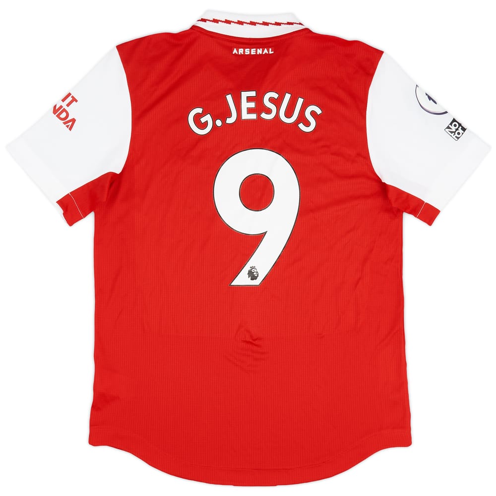 2022-23 Arsenal Authentic Home Shirt G.Jesus #9