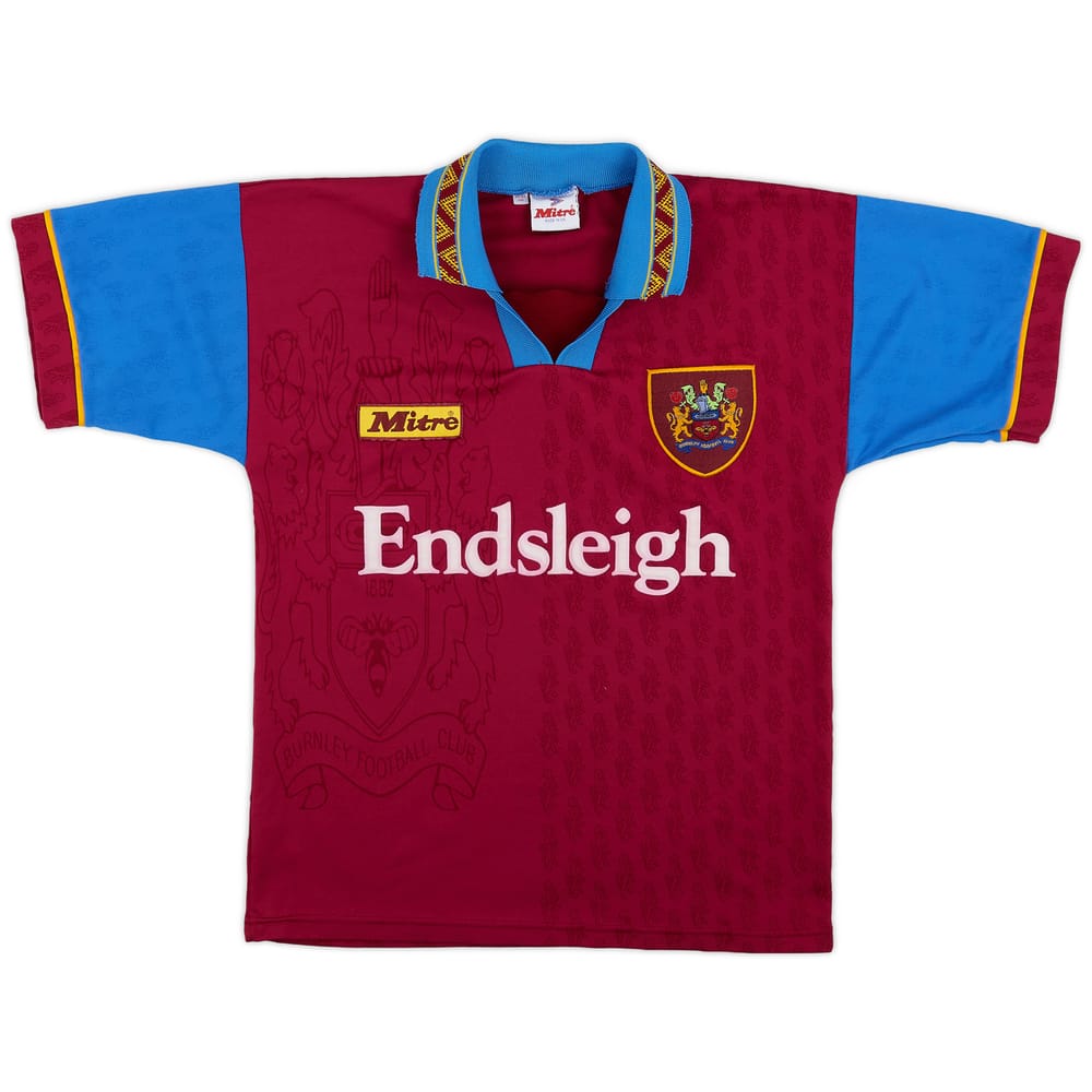 1995-96 Burnley Home Shirt - 8/10 - (S)