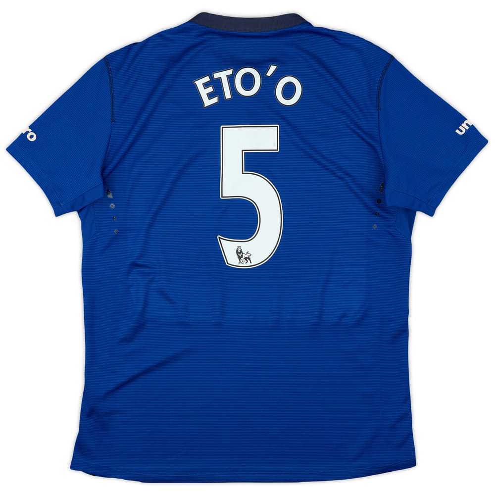 2014-15 Everton Home Shirt Eto'o #5 - 7/10 - (L)