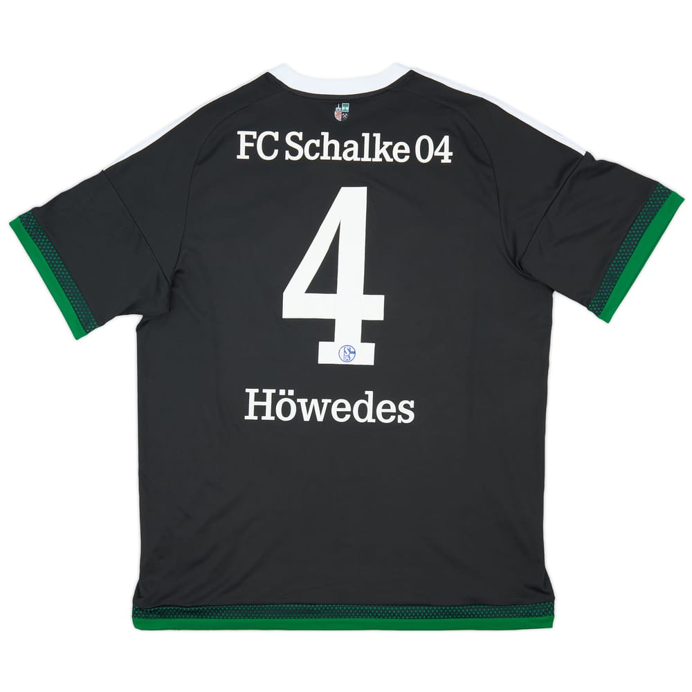 2015-17 Schalke Third Shirt Howedes #4 - 6/10 - (XL)