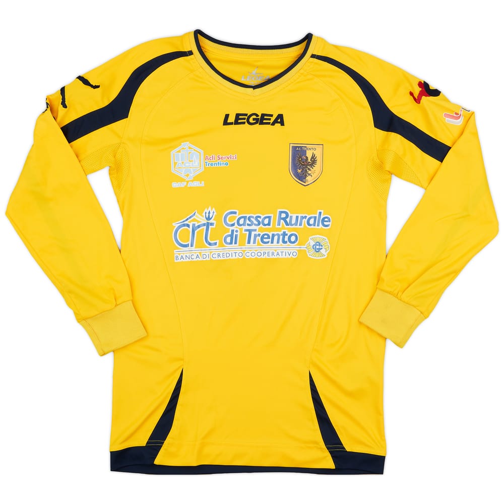 2015-16 AC Trento Youth Home L/S Shirt #9 - 8/10 - (S)