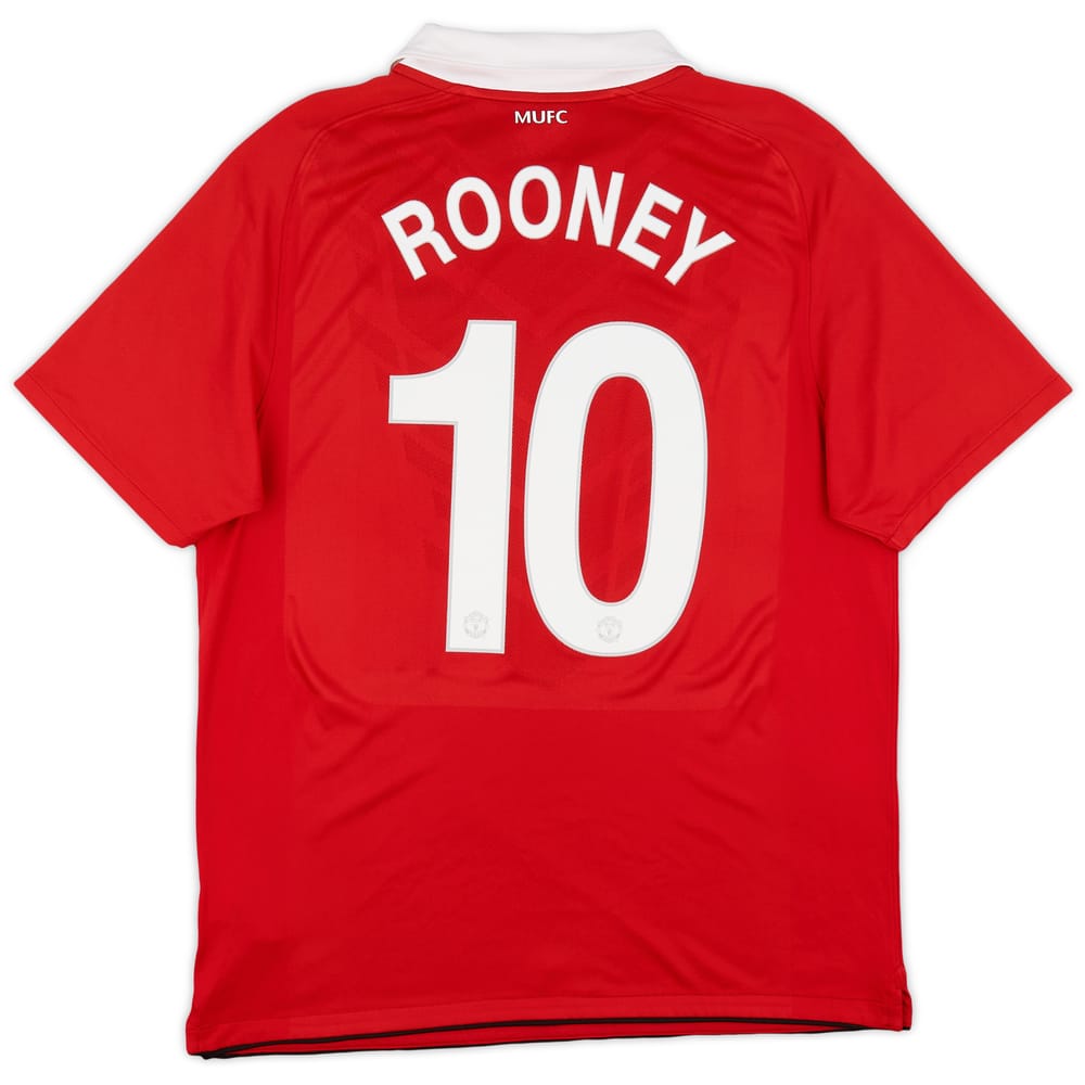 2010-11 Manchester United Home Shirt Rooney #10 - 5/10 - (L)
