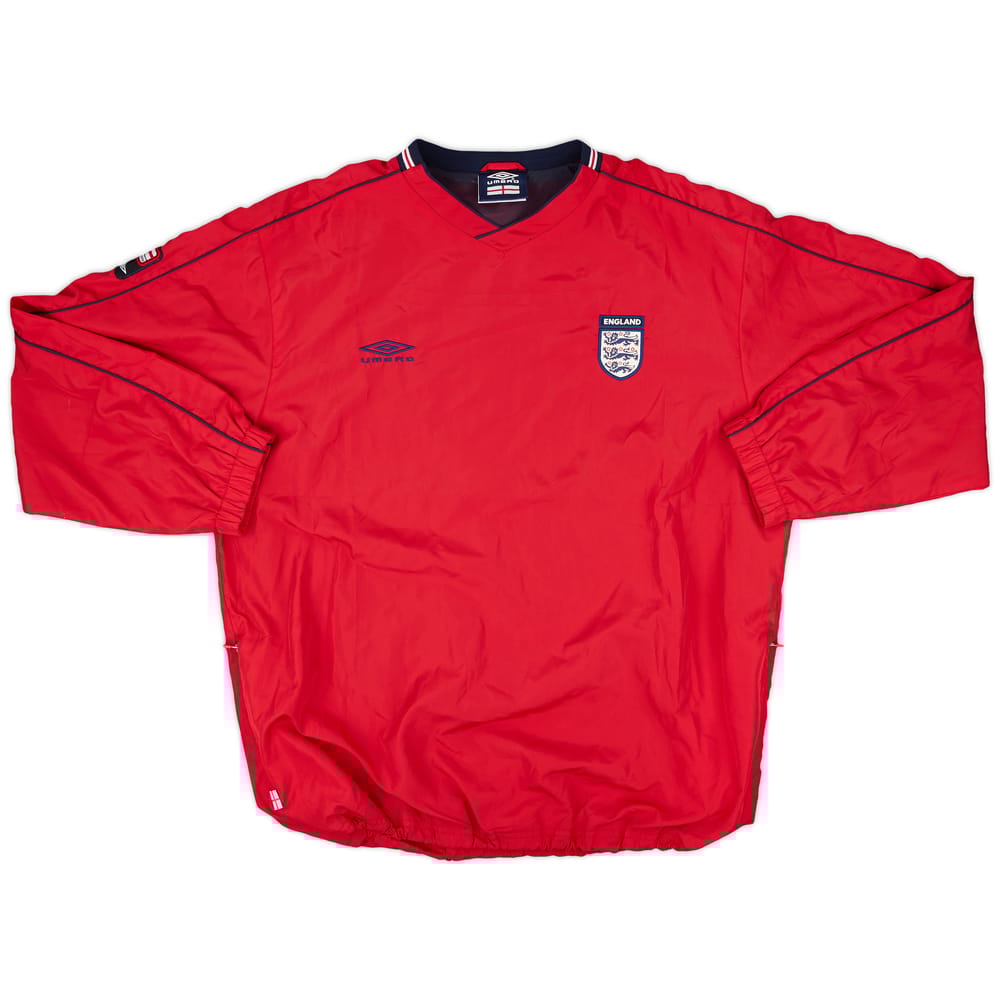2000-02 England Umbro Drill Top - 8/10 - (M)