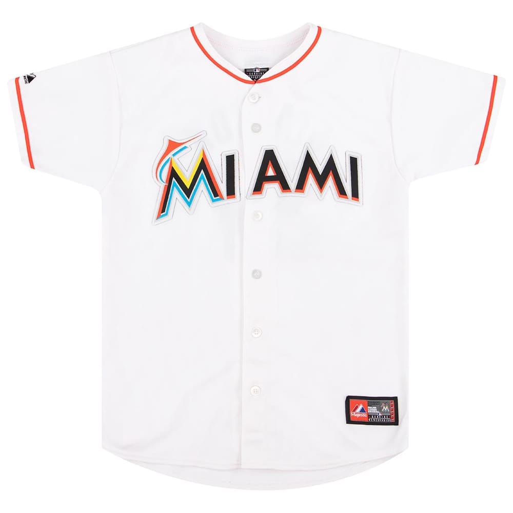 2012-15 Miami Marlins Stanton #27 Majestic Jersey (Home) Y