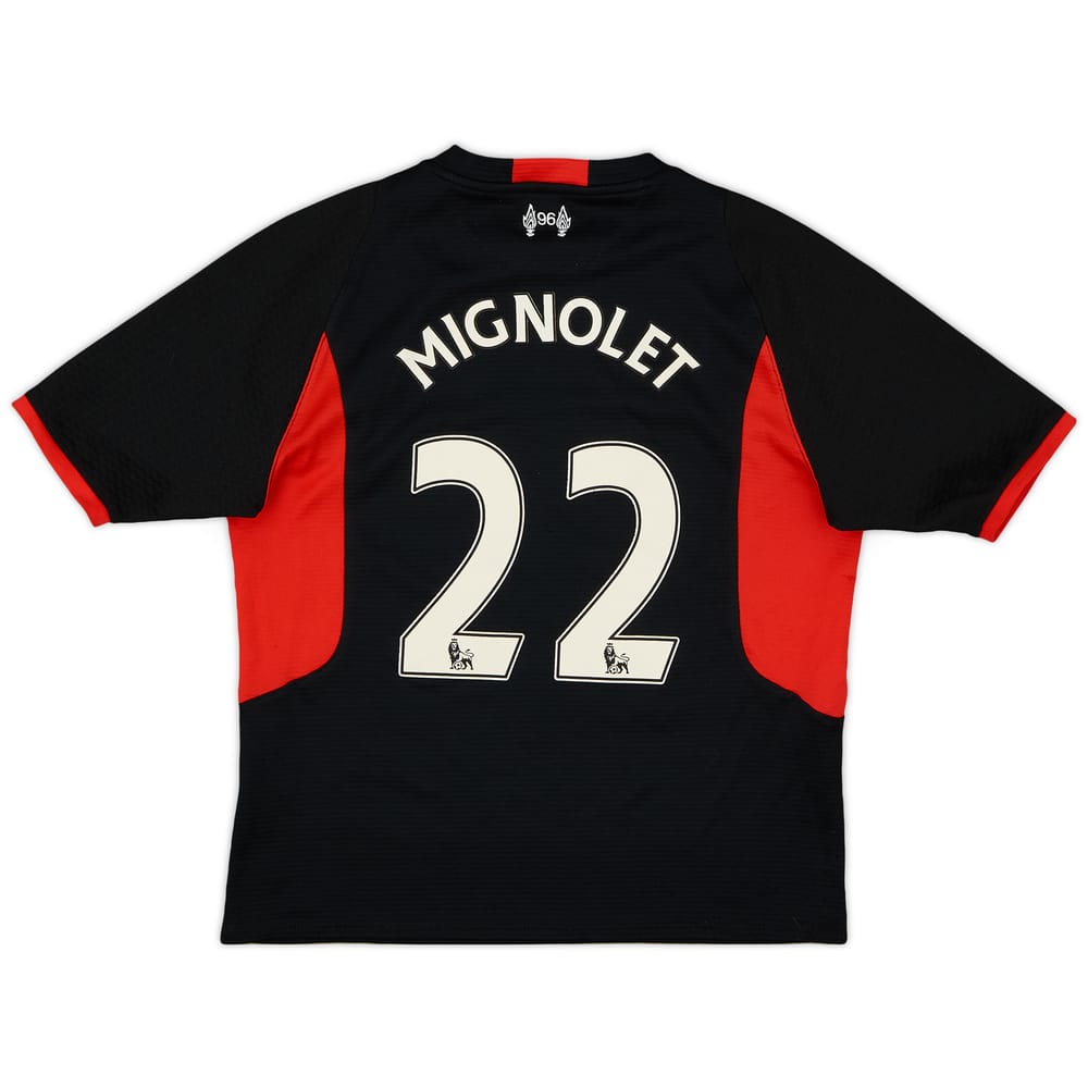 2015-16 Liverpool GK Shirt Mignolet #22 - 6/10 - (S.Boys)