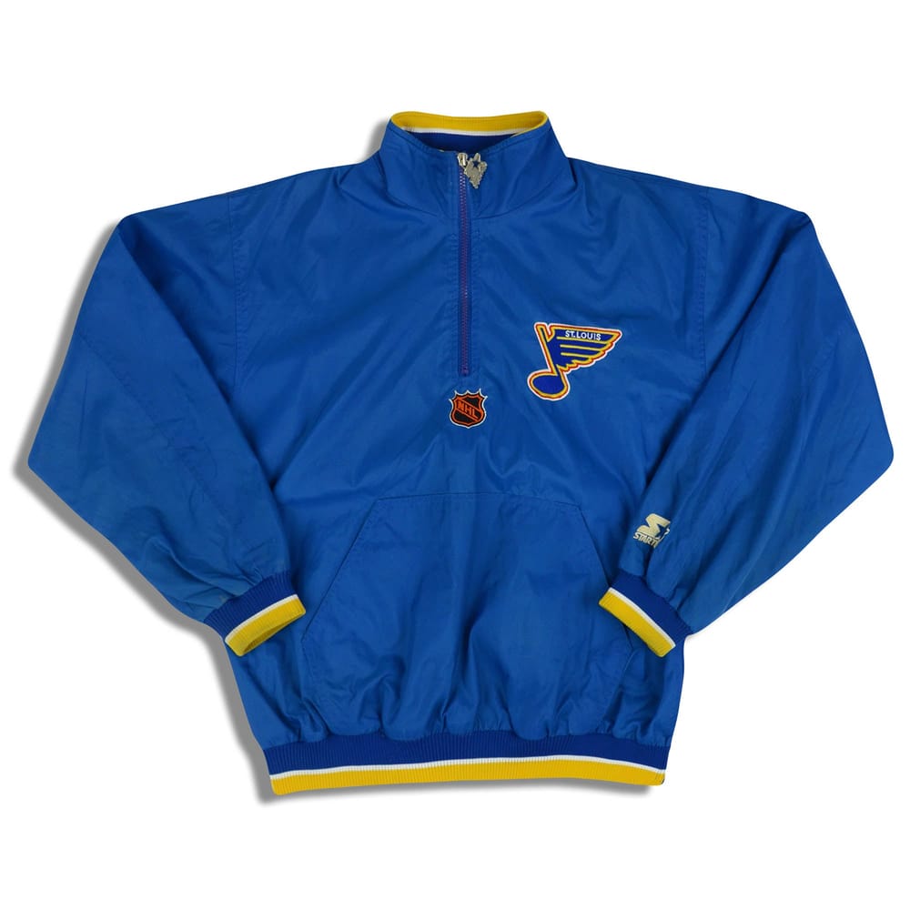1990s St. Louis Blues Starter Half-Zip Pullover Jacket S