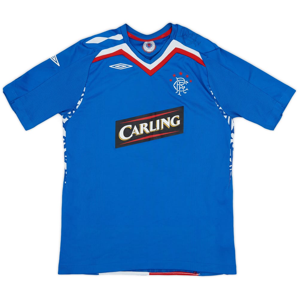 2007-08 Rangers Home Shirt - 6/10 - (L.Boys)