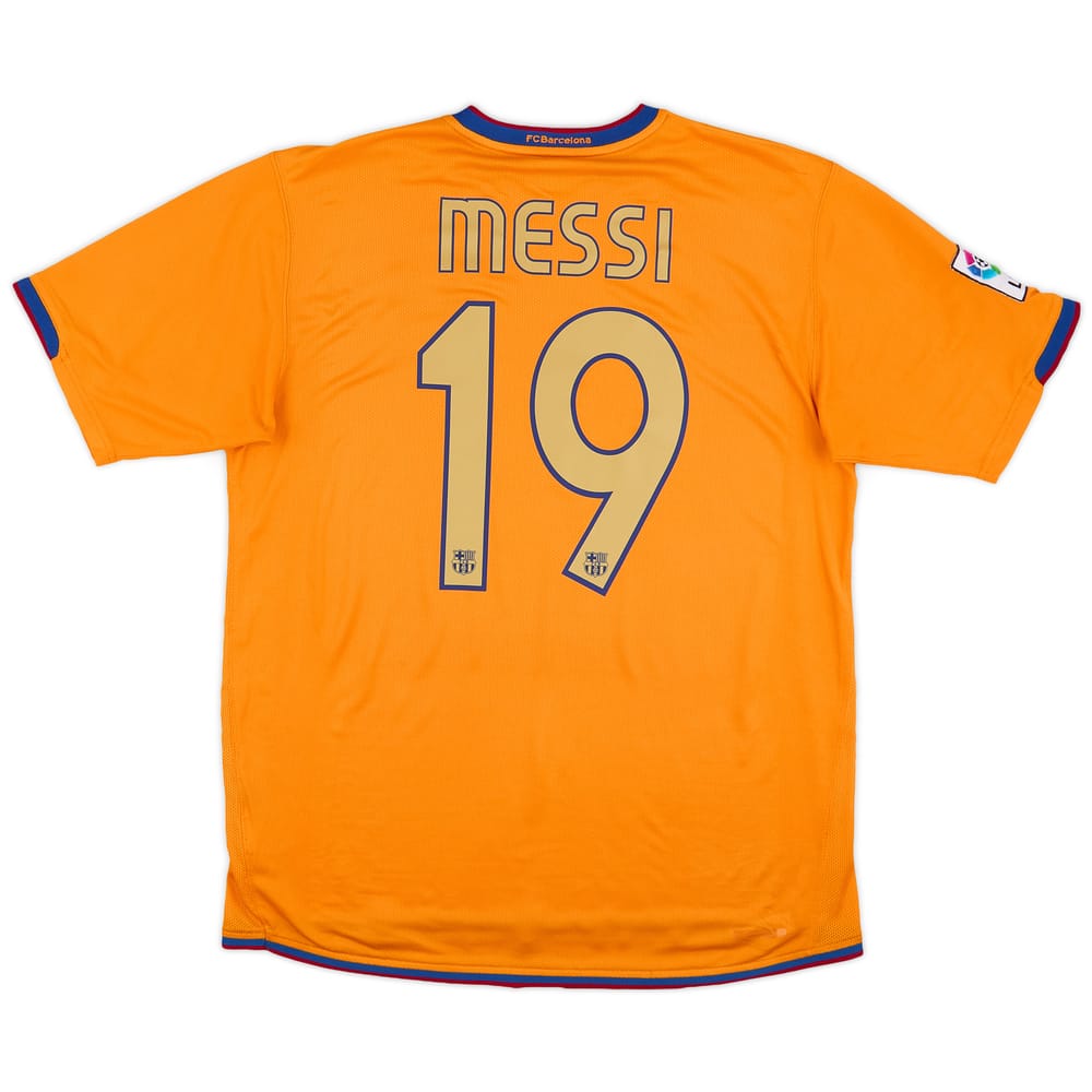 2006-08 Barcelona Away Shirt Messi #19 - 8/10 - (L)