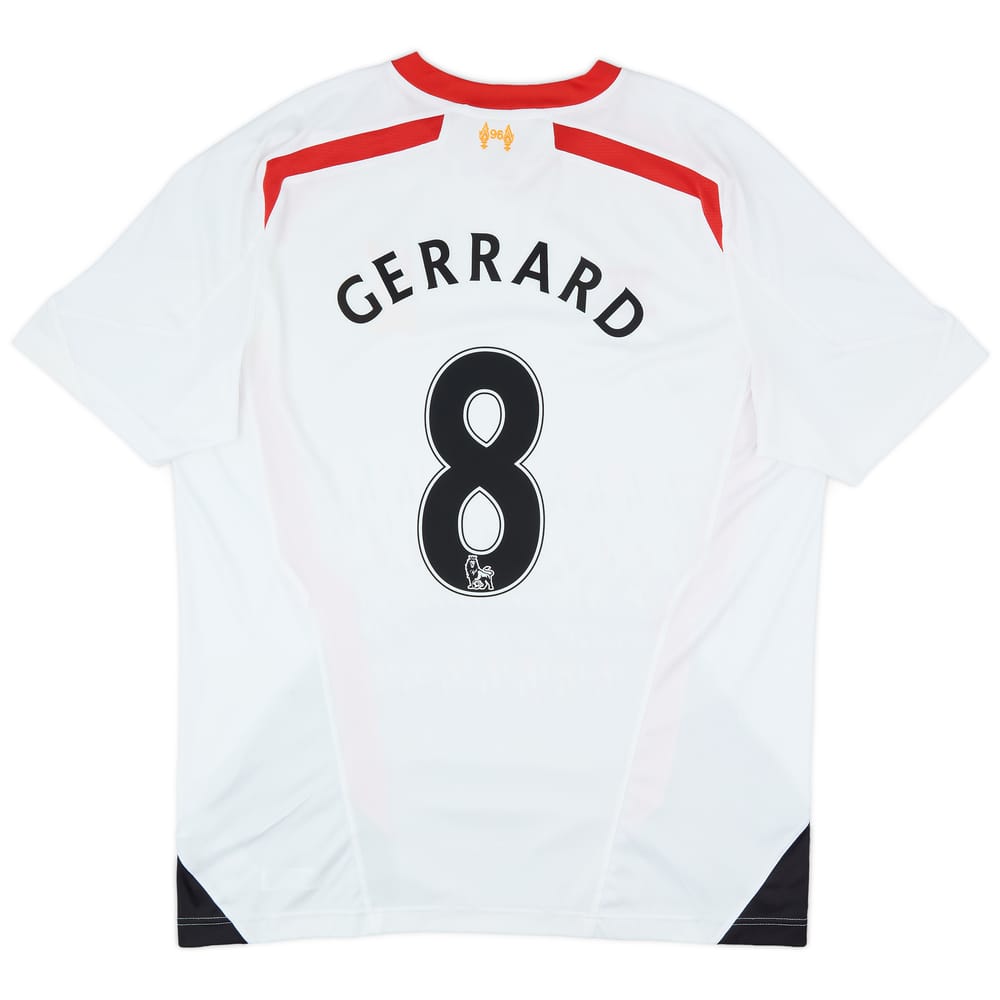 2013-14 Liverpool Away Shirt Gerrard #8 - 9/10 - (XXL)