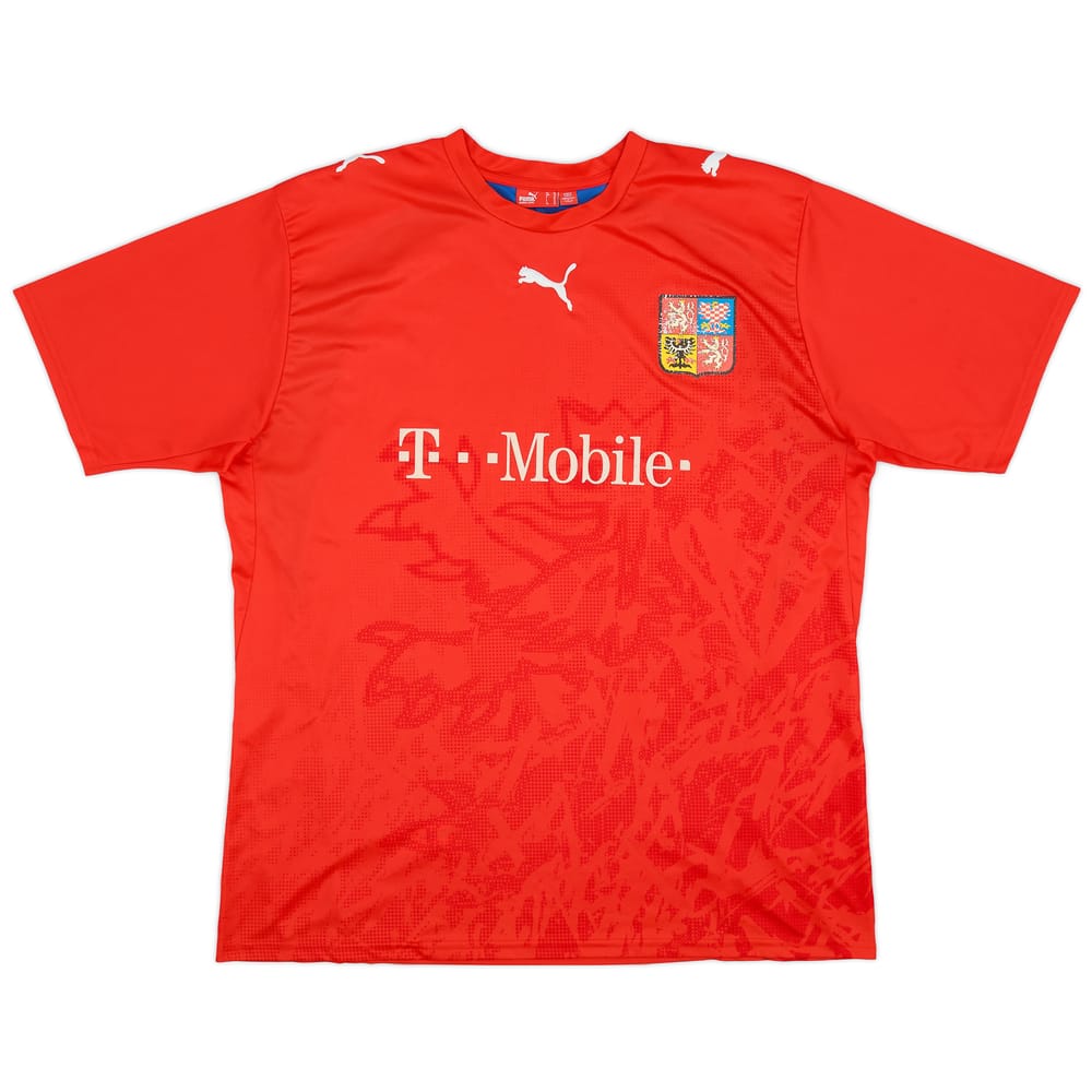 2006-08 Czech Republic Basic Home Shirt - 6/10 - (XL)