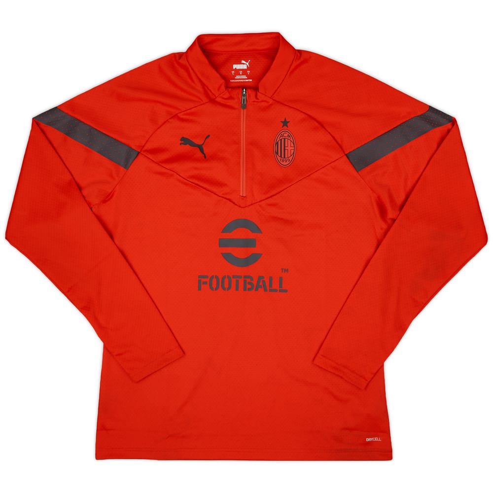 2022-23 AC Milan Puma 1/4 Zip Drill Top - 7/10 - (L)