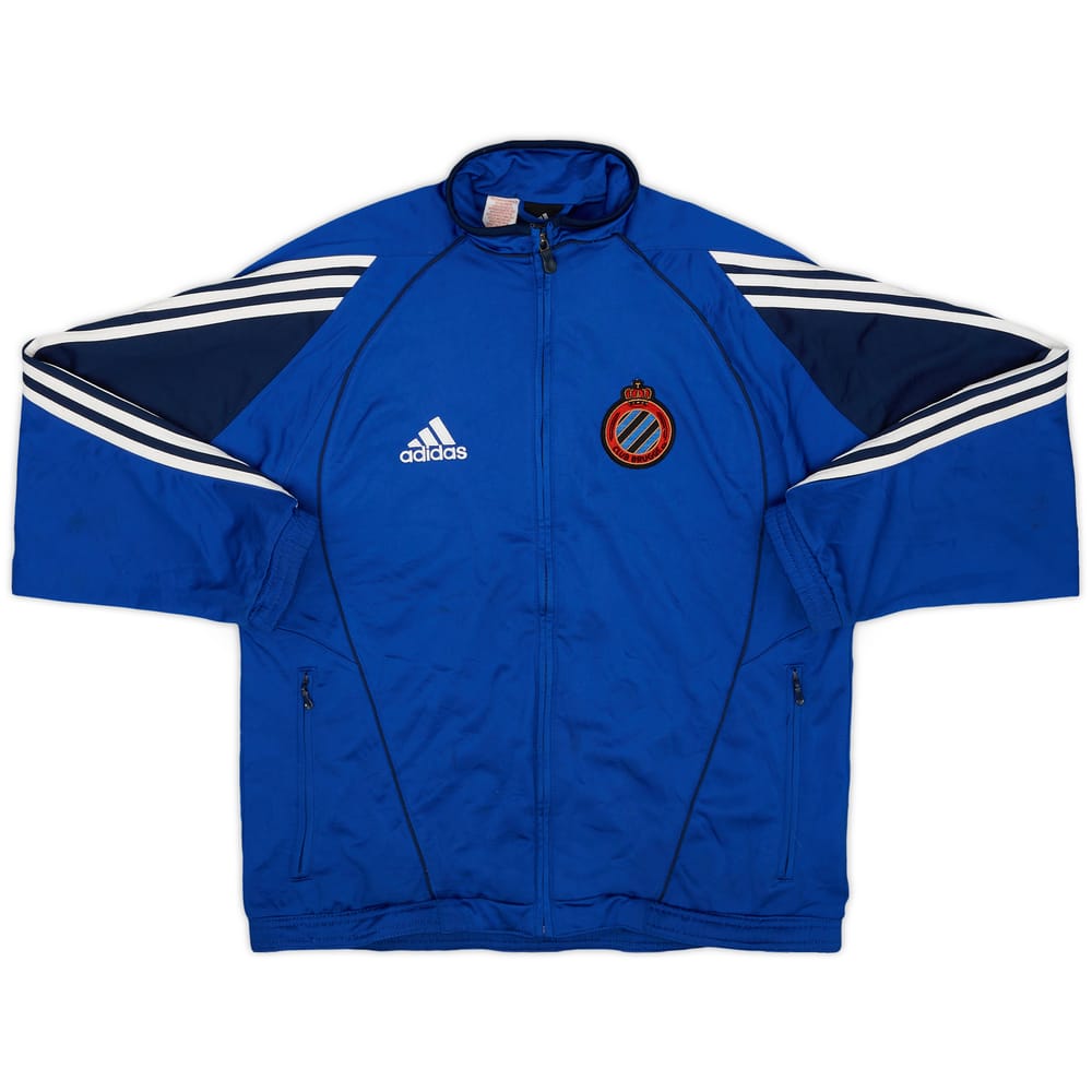 2006-07 Club Brugge adidas Track Jacket - 8/10 - (L.Boys)