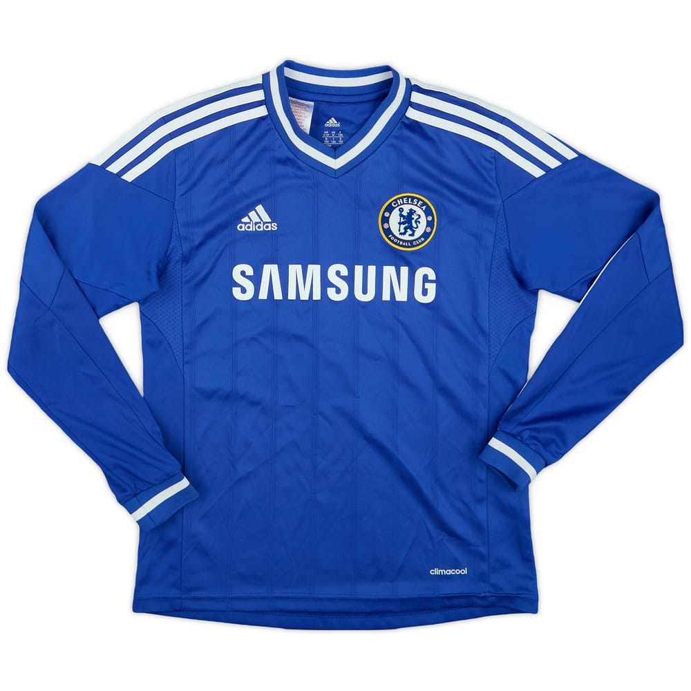 2013-14 Chelsea Home L/S Shirt - 6/10 - (M.Boys)